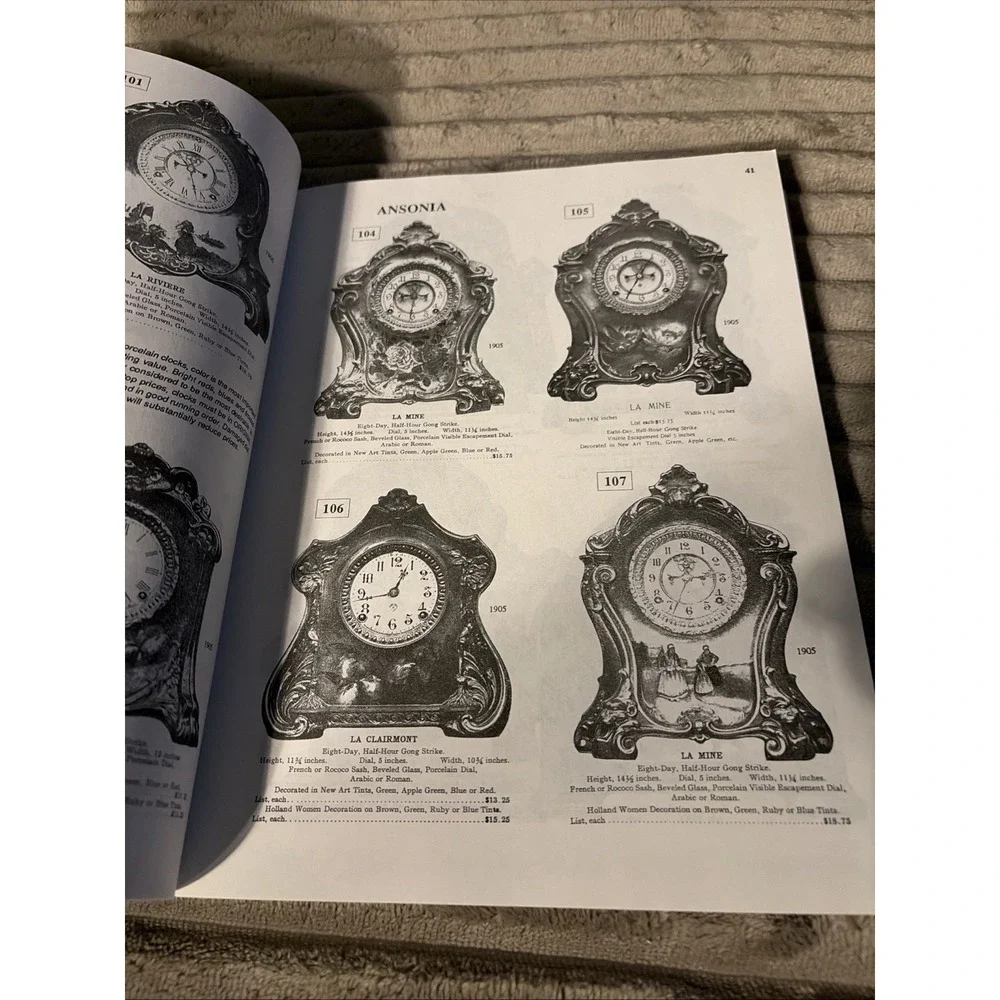 American Clocks Vol. 2 by Tran Duy Ly plus 1992 Price‎ Up-date